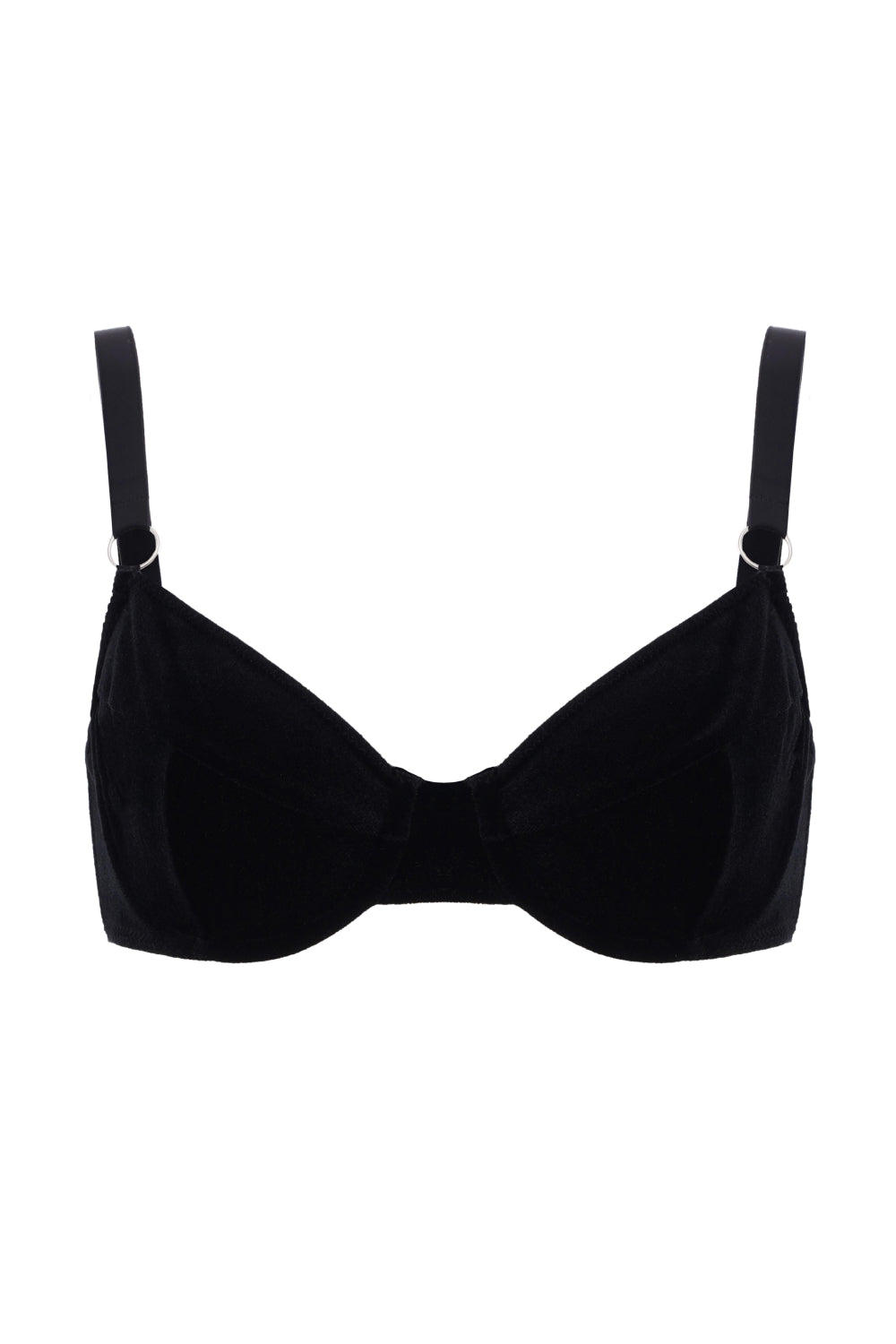 'MARSEILLES' чорний оксамитовий бра DSM Lingerie