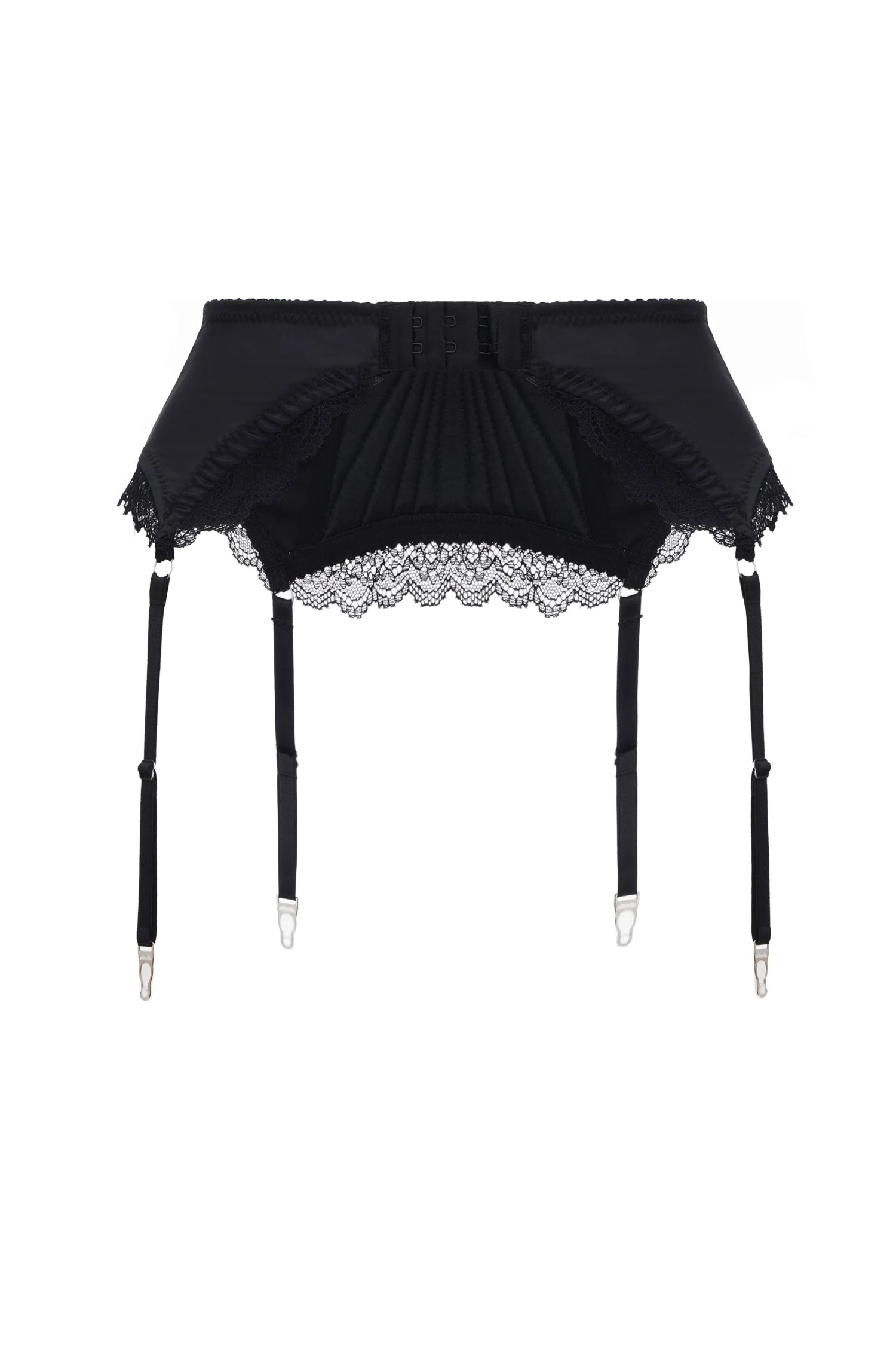 'PALERMO' black garter belt