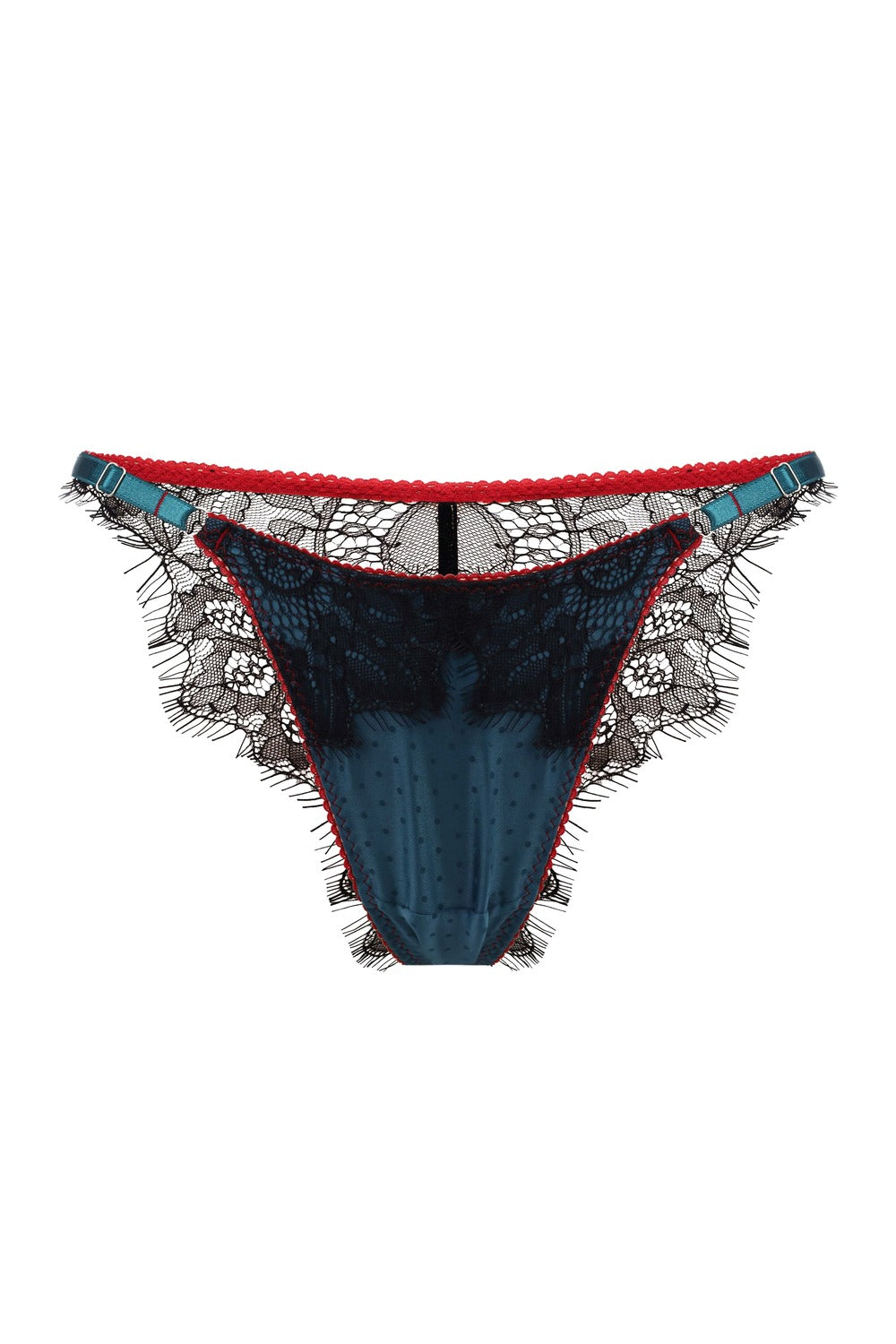 'LIMOGES' чорно-смарагдові трусики